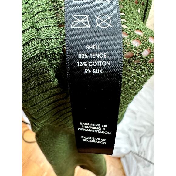 MPG Sport Halter Sleeveless Partial See Through Tank Top Allude S - Picture 10 of 11